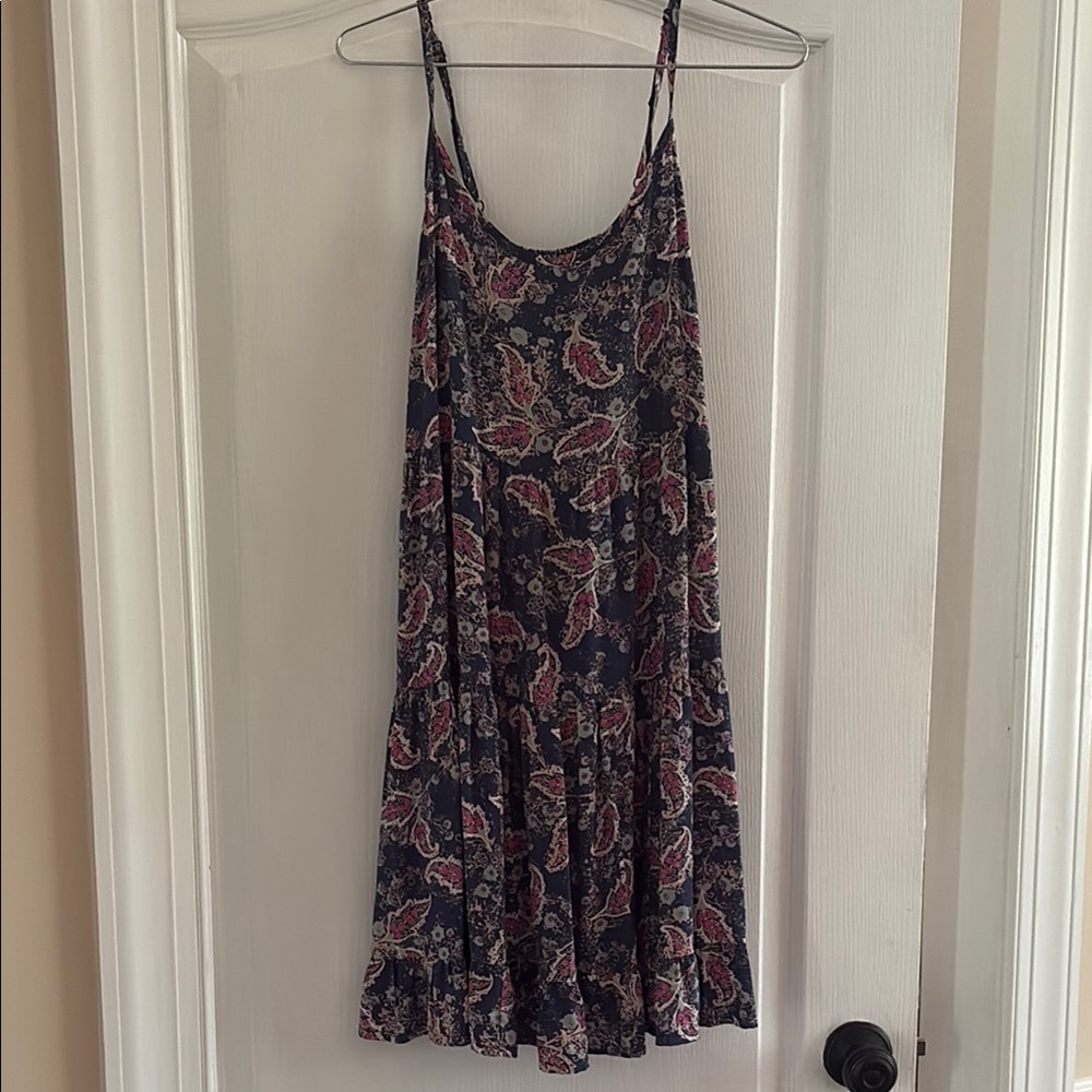 Mossimo Women’s Blue/Pink/Purple Paisley Dress